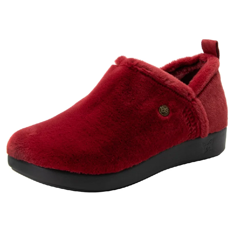 Alegria Cozee Fuzzy Wuzzy Wine Slipper (Women's)