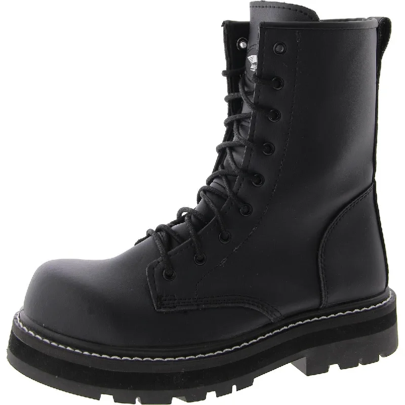 Avenger Womens Lace Up Platform Combat & Lace-Up Boots