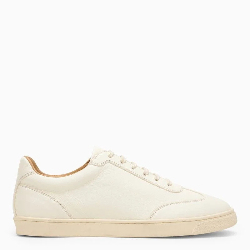 BRUNELLO CUCINELLI Low Top Leather Trainer for Men