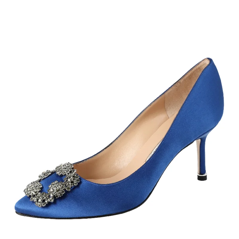 Manolo Blahnik Hangisi 070 Pump Blue