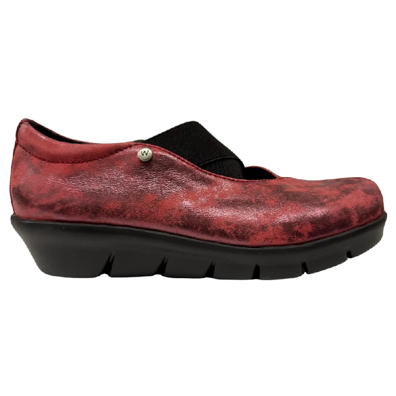 Wolky Cursa Oxblood Amalia Nubuck Shoe (Women's)