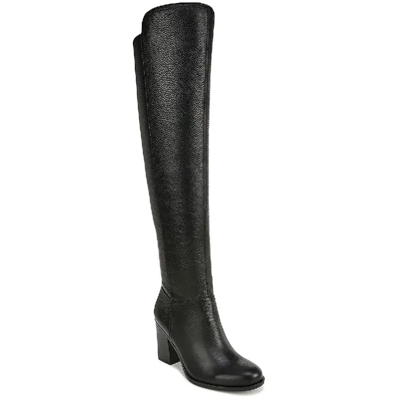 Naturalizer Womens Kyrie Leather Wide Calf Knee-High Boots