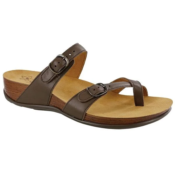 SAS Shelly Slide Sandal Coffee Leather (Women's)