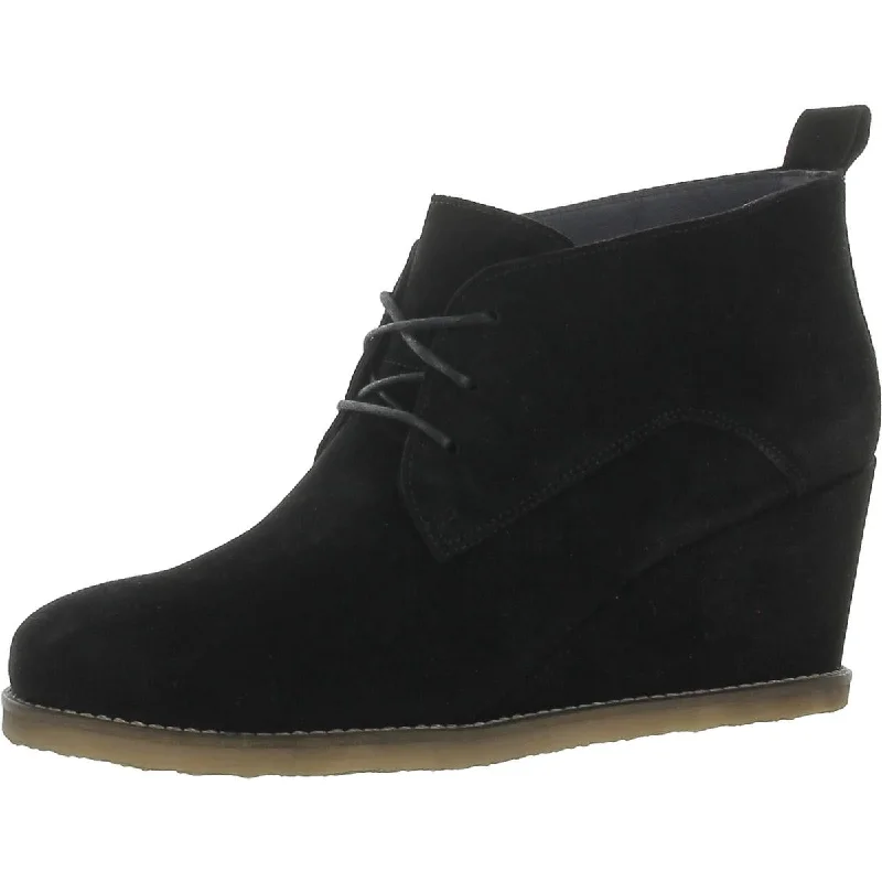 Unity in Diversity Womens Val Suede Lace-Up Wedge Boots