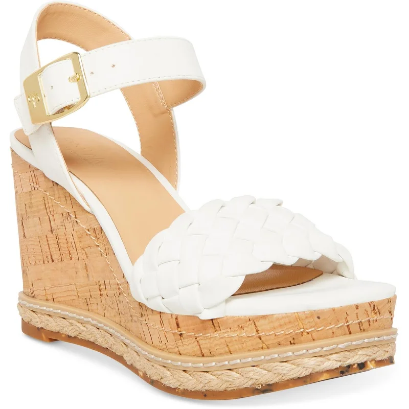 Cool Planet by Steve Madden Womens JITNEY Open Toe Ankle Strap Wedge Sandals