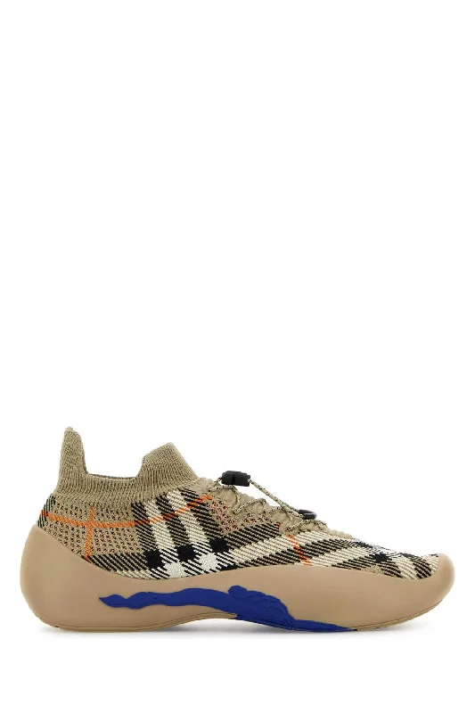 BURBERRY Printed Fabric Neptune Slip-Ons for Men