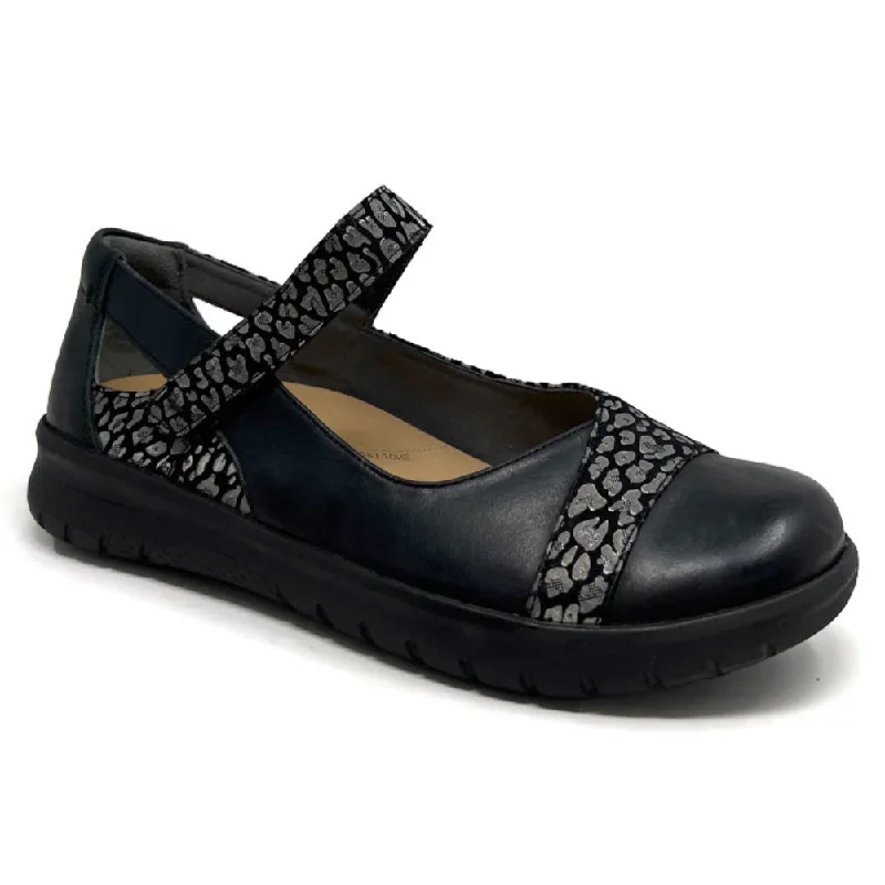 Ziera Sofia Black/Pewter Mary Jane (Women's)