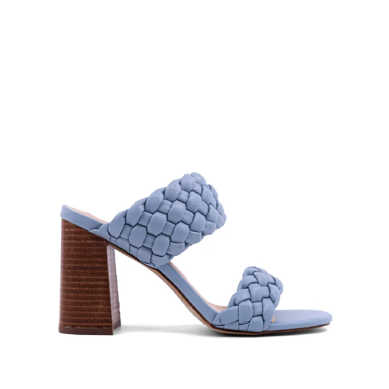 Heaven Block Heels In Light Blue