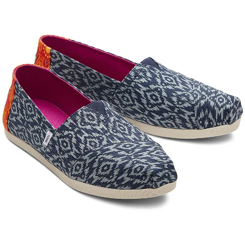 Toms Womens Alpargata Canvas Printed Slip-On Sneakers