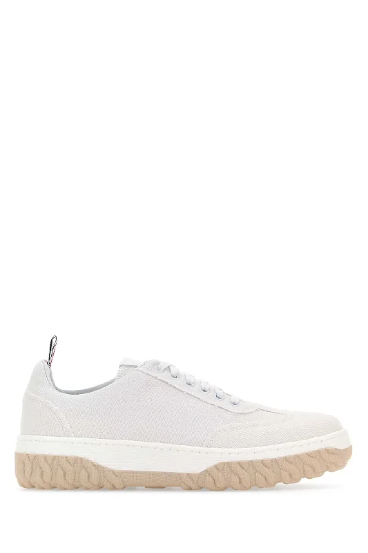 THOM BROWNE Stylish Canvas Sneaker for Men