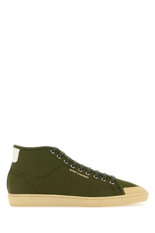 SAINT LAURENT Classic Nylon Court Sneakers SL/39 for Men