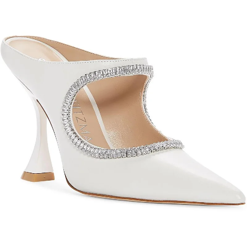 Stuart Weitzman Womens XCurve Crystal 100 Embellished Pumps