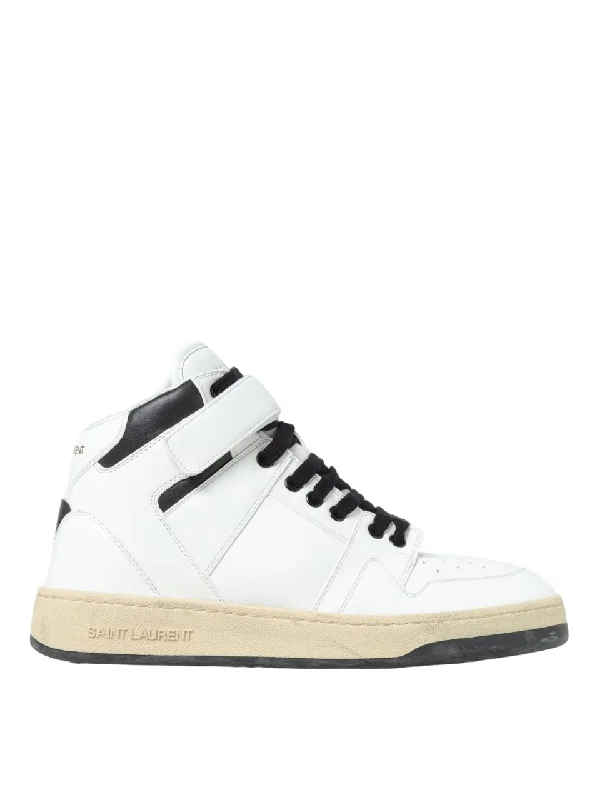 SAINT LAURENT Lax Mid Top Sneakers for Men