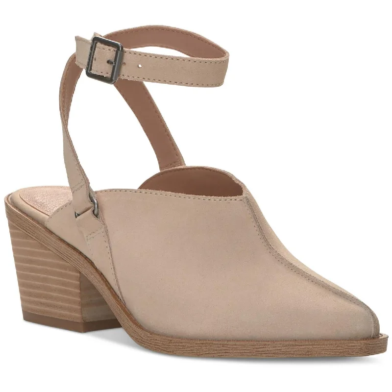 Lucky Brand Womens Winola Suede Pointed Toe Ankle Strap