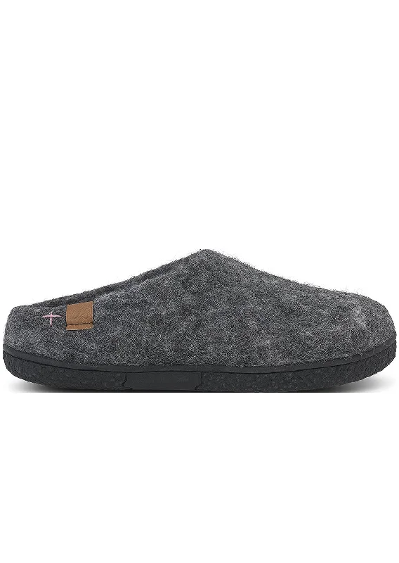 Wool by Green Unisex Tibet Rubber Sole Open Heel Slippers