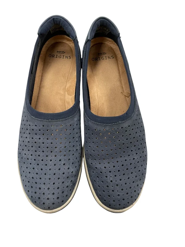 Shoes Flats By Earth Origins In Navy, Size: 8.5