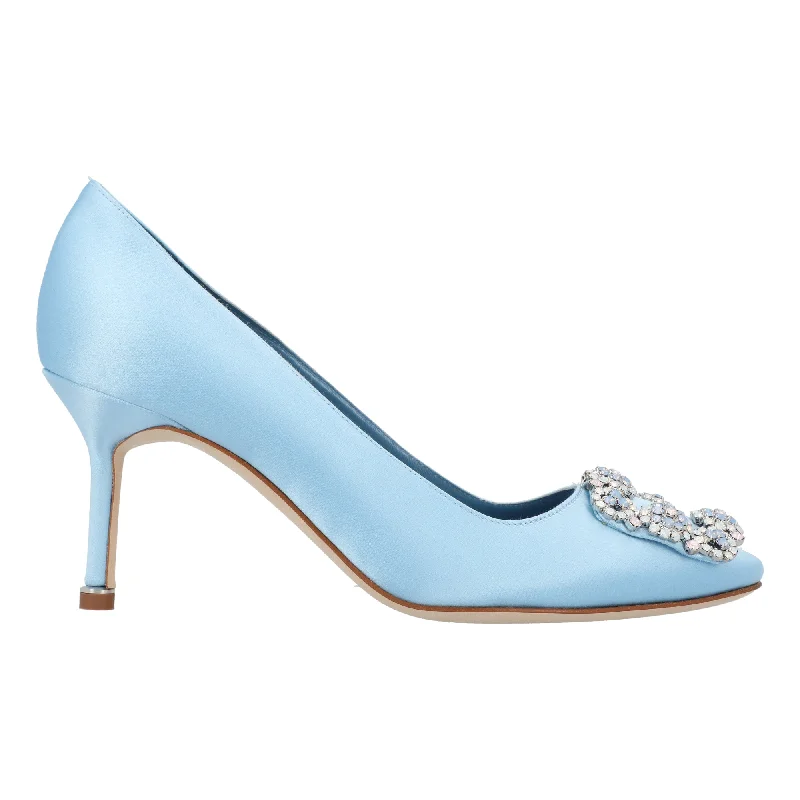 Manolo Blahnik Hangisi 070 Pump Blue