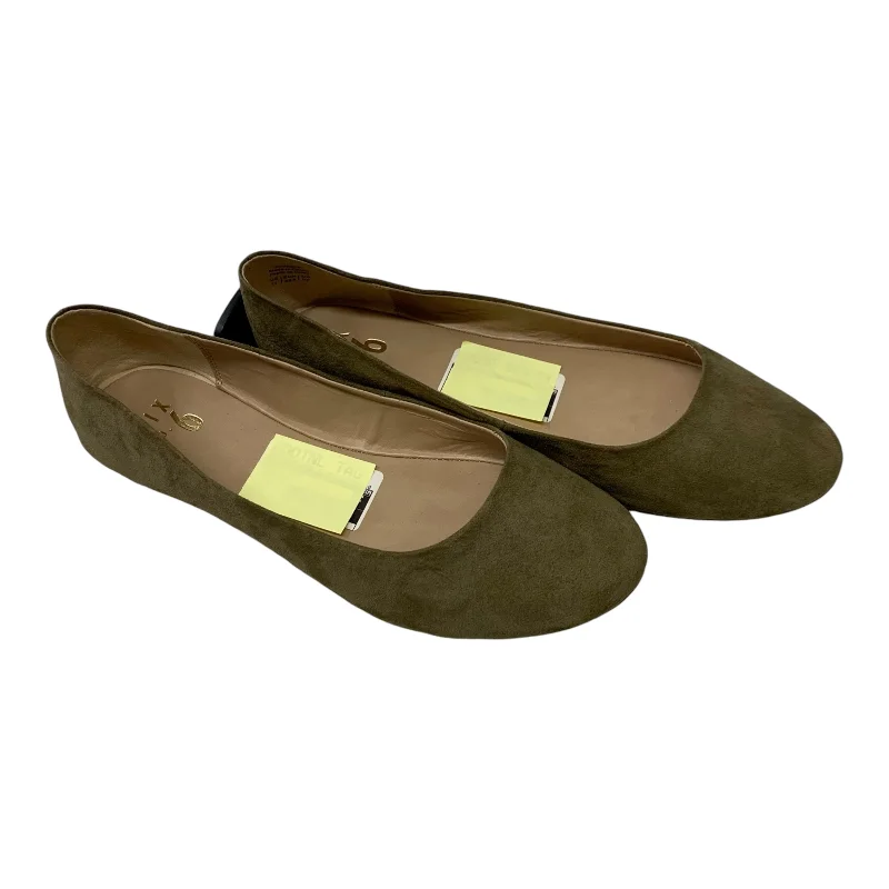 Shoes Flats By Mix No 6 In Green, Size: 11