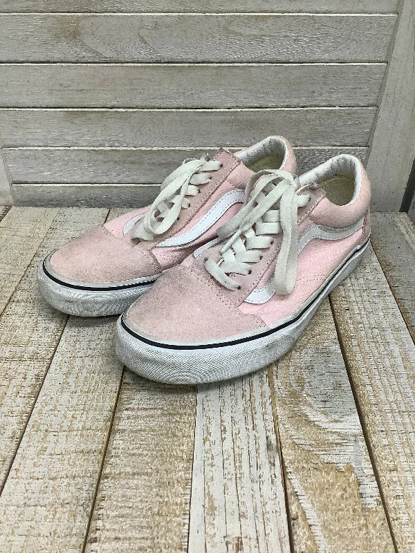 Shoes Flats By Vans In Pink, Size: 6