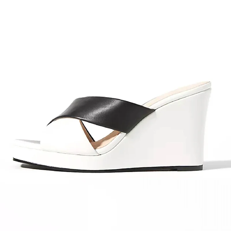 Wesley Heels In Black/white