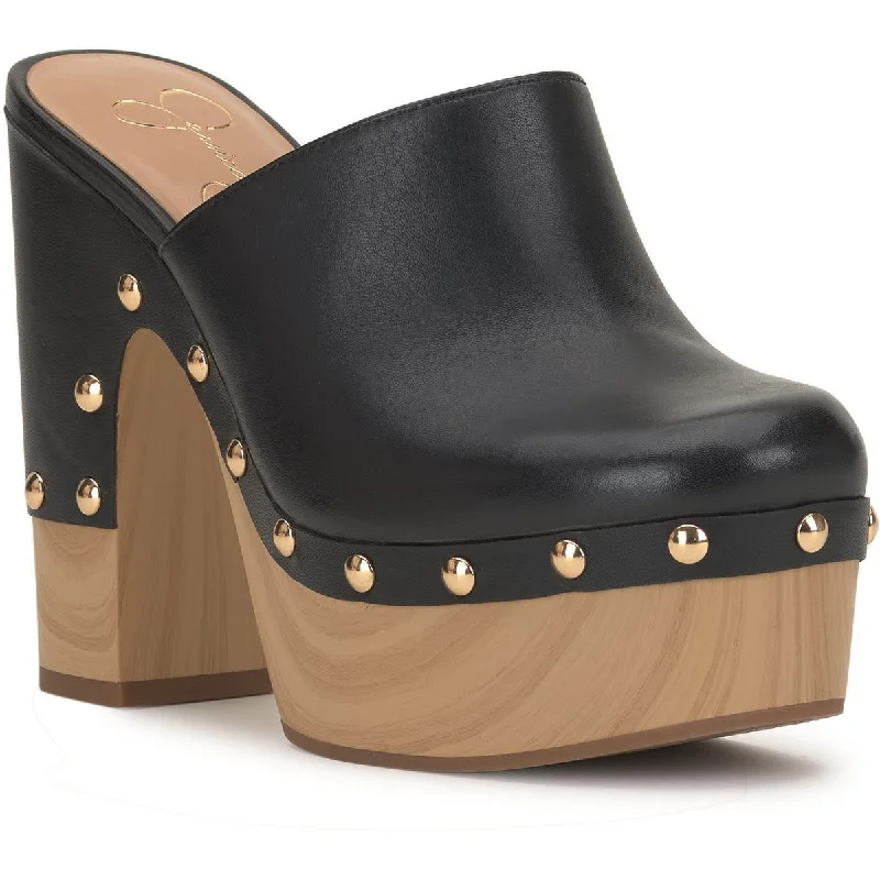 Jessica Simpson Womens Studded Wedge Sandals