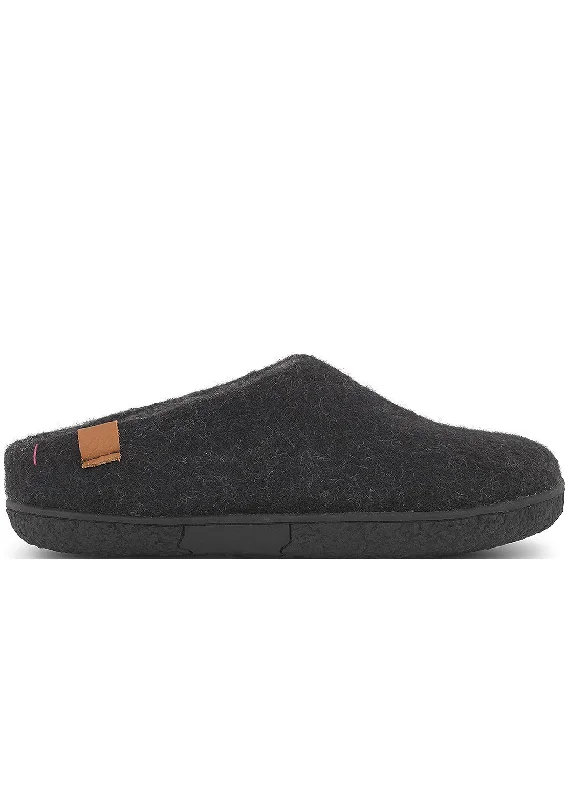 Wool by Green Unisex Tibet Rubber Sole Open Heel Slippers