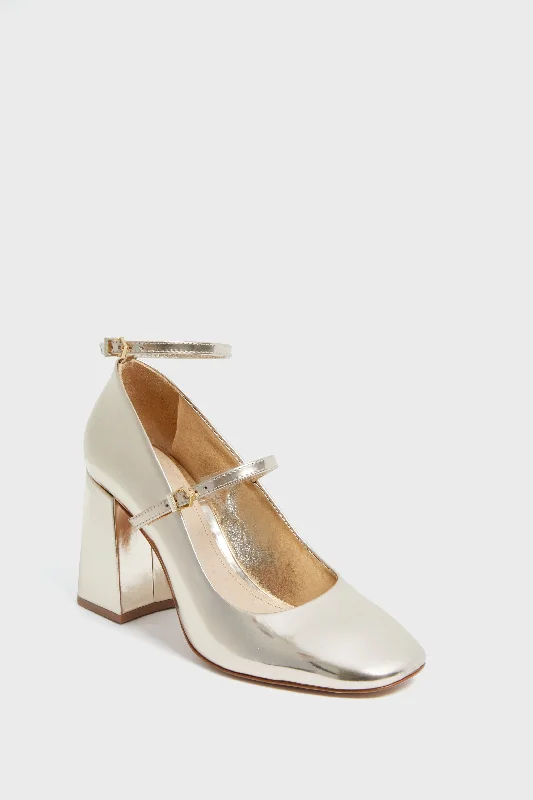 Gold Dorothy High Heels