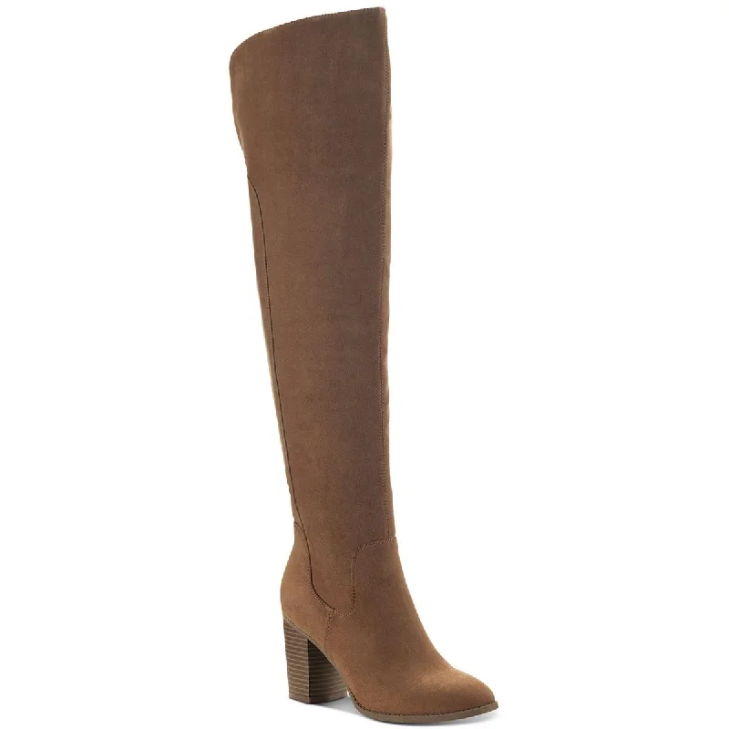 Sun + Stone Womens Harloww Zipper Tall Over-The-Knee Boots