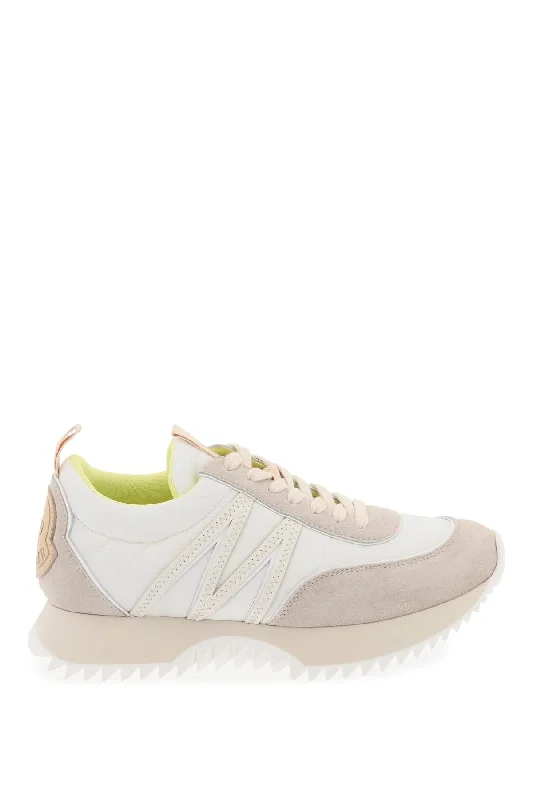 MONCLER Women's Pacey Mini Sneakers in Nylon and Suede