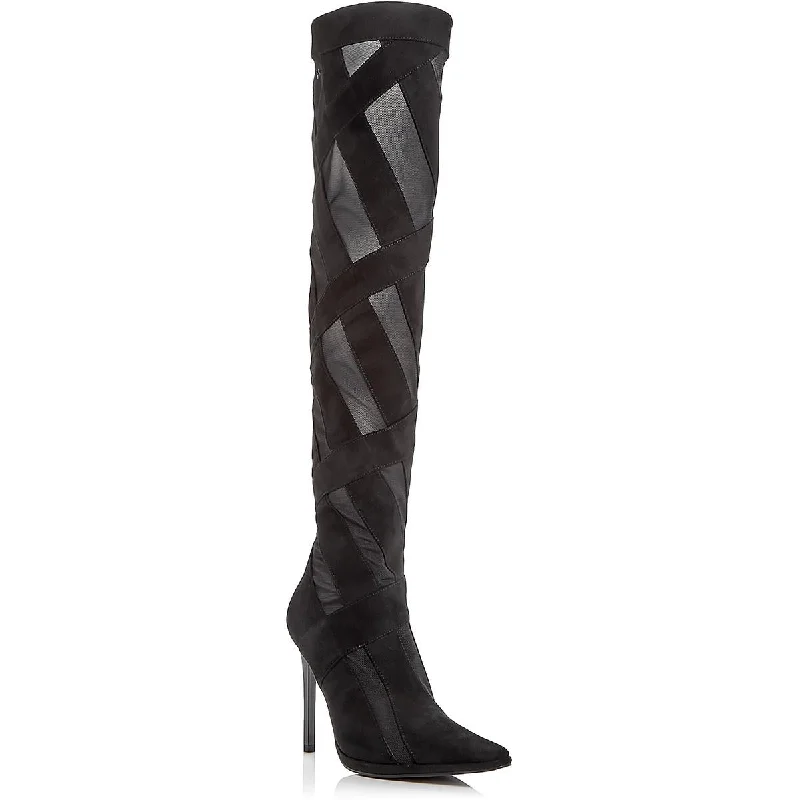 Jeffrey Campbell Womens Tall Pull On Over-The-Knee Boots