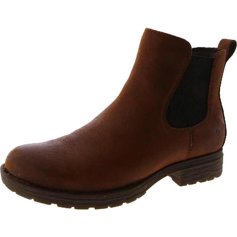 Born Womens Cove Leather Pull On Chelsea Boots