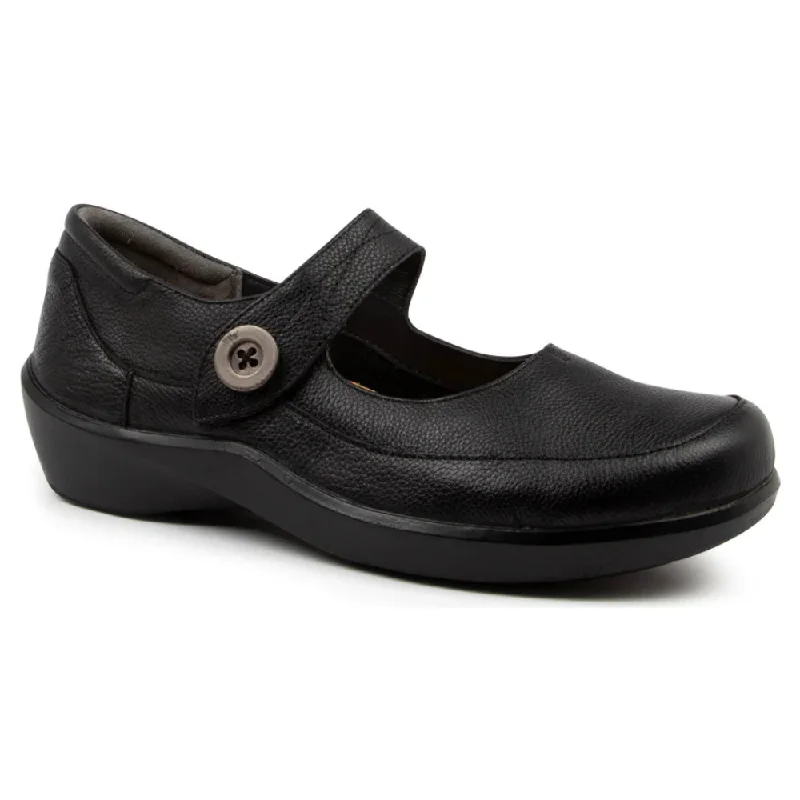 Ziera Gloria Black Leather Mary Jane (Women's)