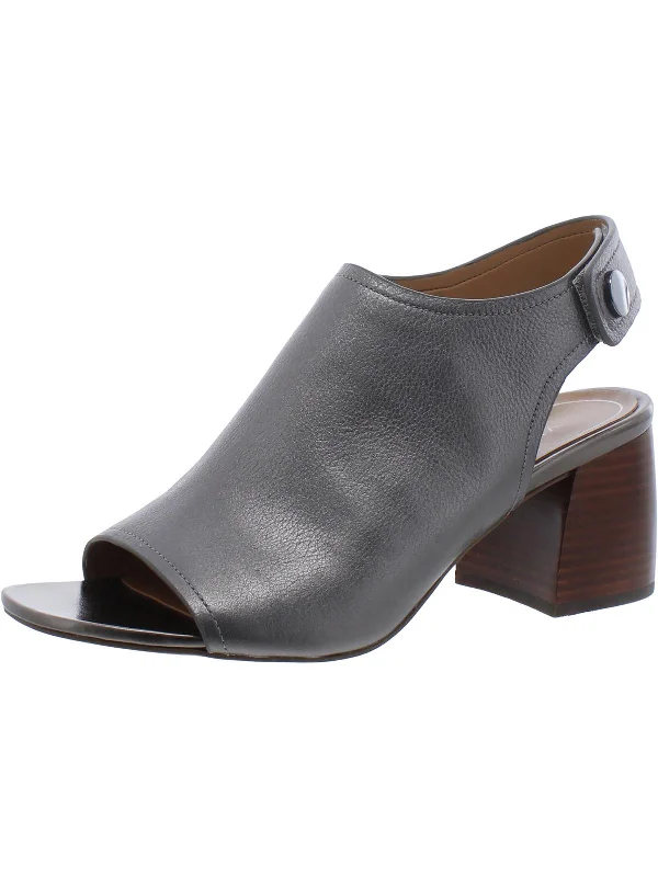 Valencia Womens Leather Ankle Mules