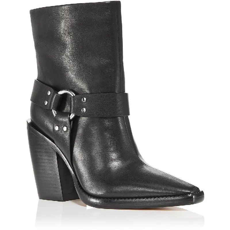 Rag & Bone Womens Rio Western Leather Ankle Cowboy, Western Boots