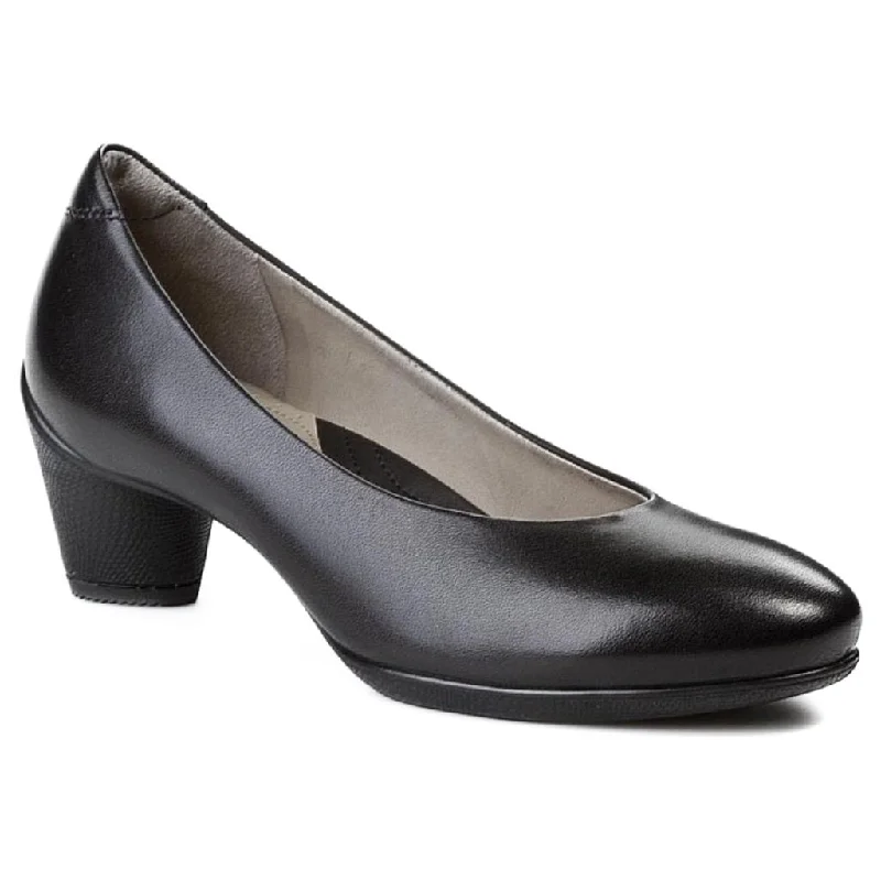 Sculptured Full Grain Leather Women's Slip-On Shoes