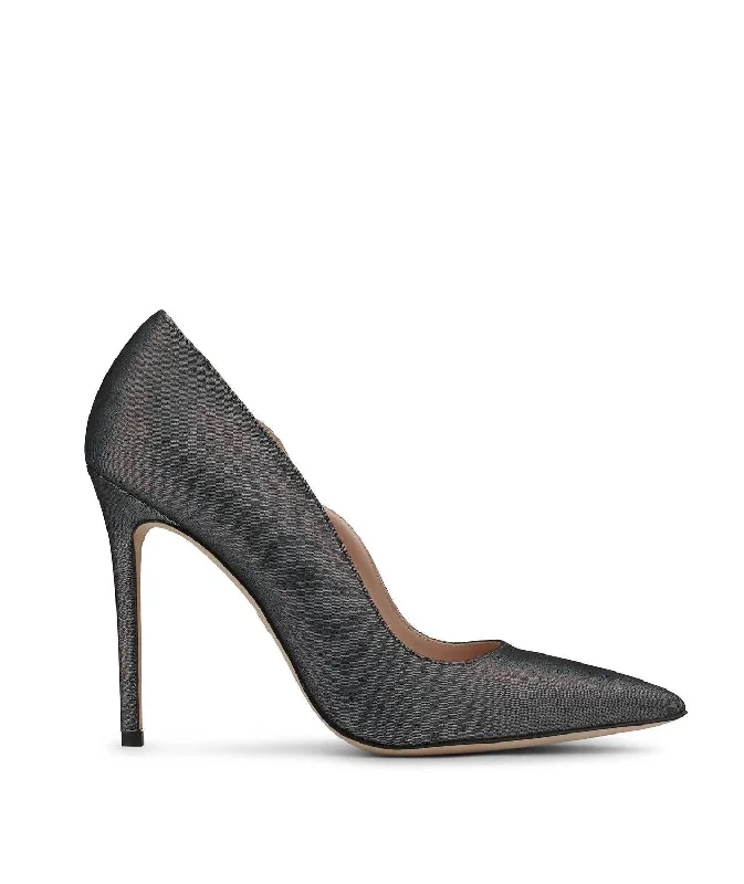 Women's Grace Holographic Stiletto Heel Pumps In Black Grey