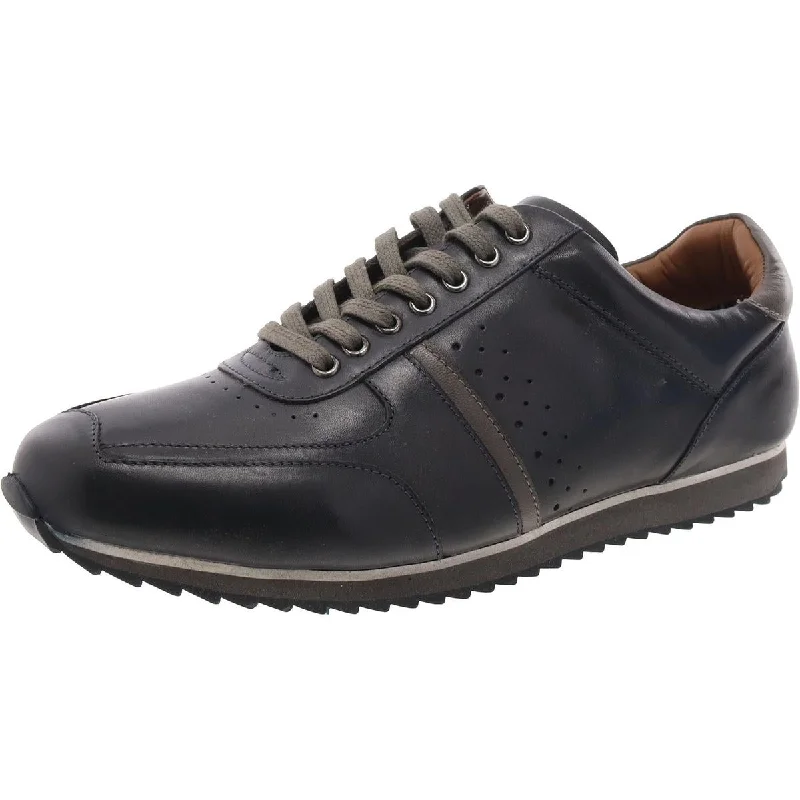 Thomas & Vine Mens Leather Lifestyle Casual And Fashion Sneakers