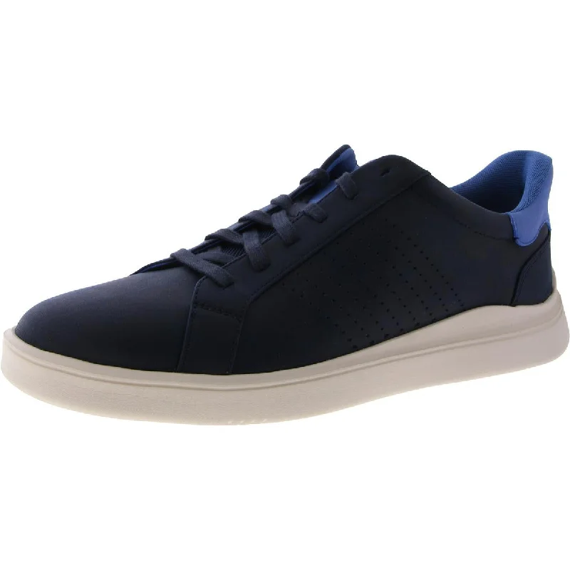 Rockport Mens Tristen Leather Lace-Up Casual And Fashion Sneakers