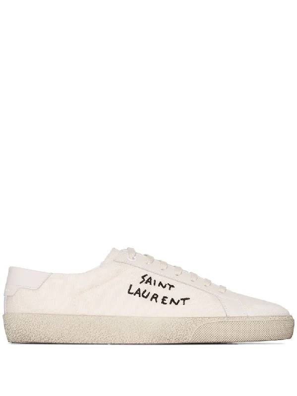 SAINT LAURENT Court Classic SL/06 Canvas Sneakers