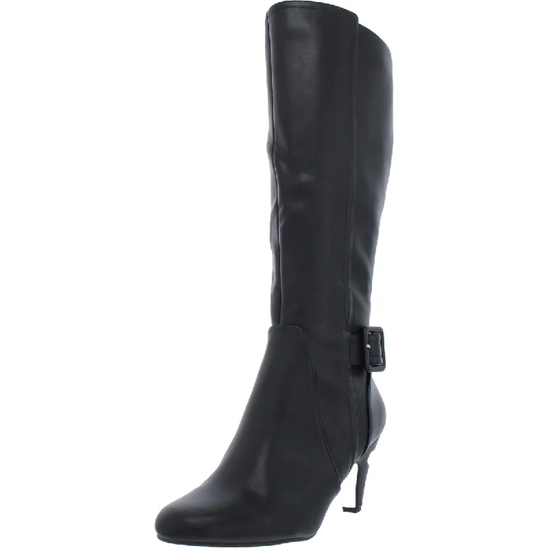 Bella Vita Womens Troy II Leather Almond Toe Knee-High Boots