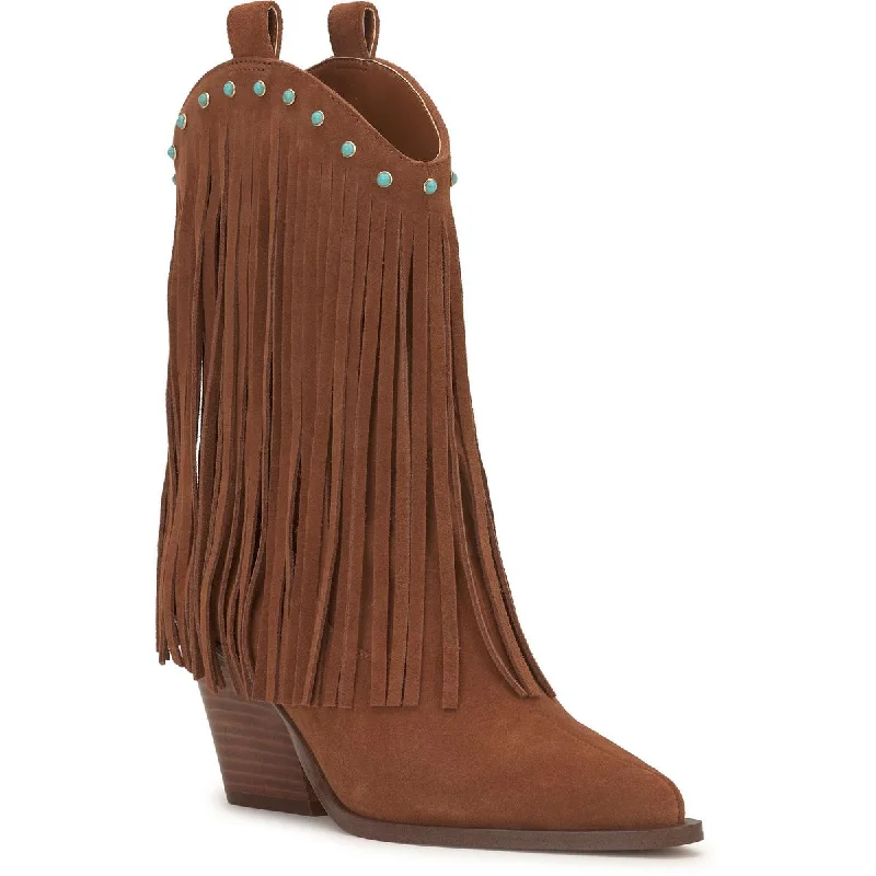 Jessica Simpson Womens Fringe Cowboy, Western Boots