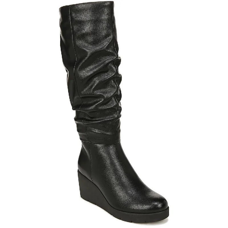 SOUL Naturalizer Womens Aura Zipper Slouchy Knee-High Boots