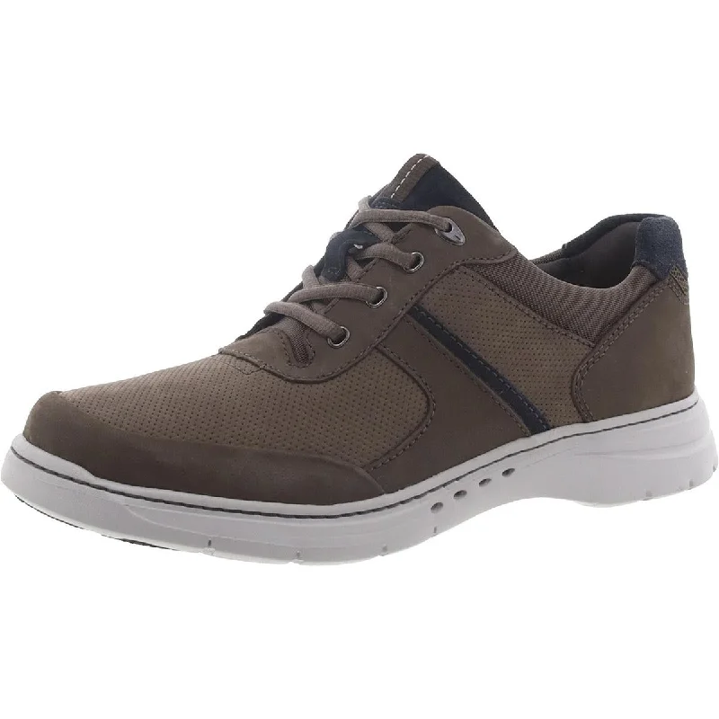 Unstructured by Clarks Mens Un Brawley Tie Leather Casual And Fashion Sneakers