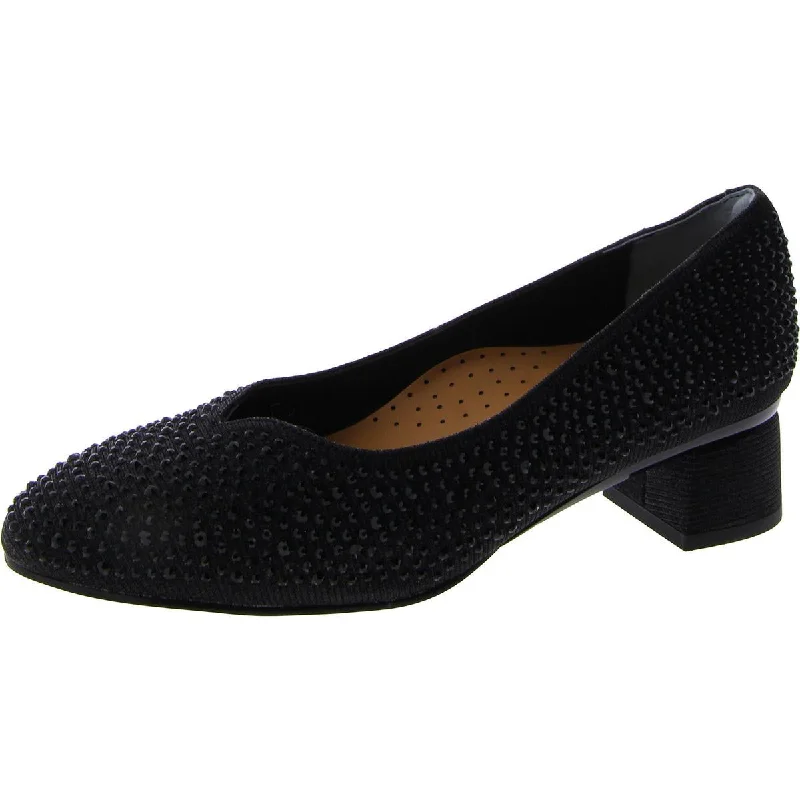 J. Renee Womens Bielle Embellished Slip On Pumps