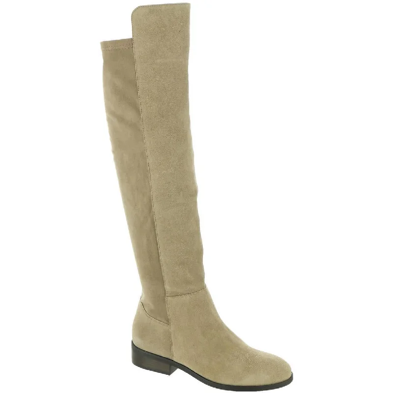 Lucky Brand Womens Calypso Pull On Leather Over-The-Knee Boots