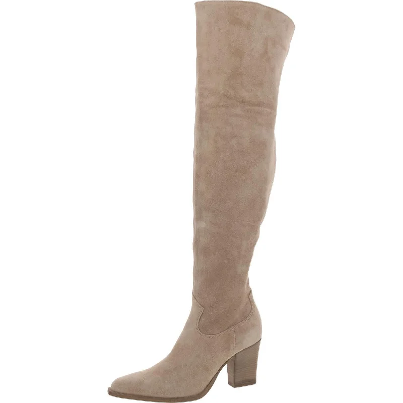 Steve Madden Womens Daxton Suede Tall Over-The-Knee Boots