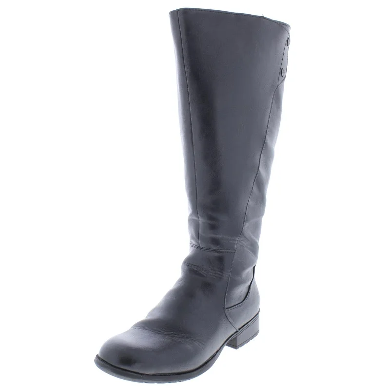 LifeStride Womens Xripley Faux Leather Riding Boots