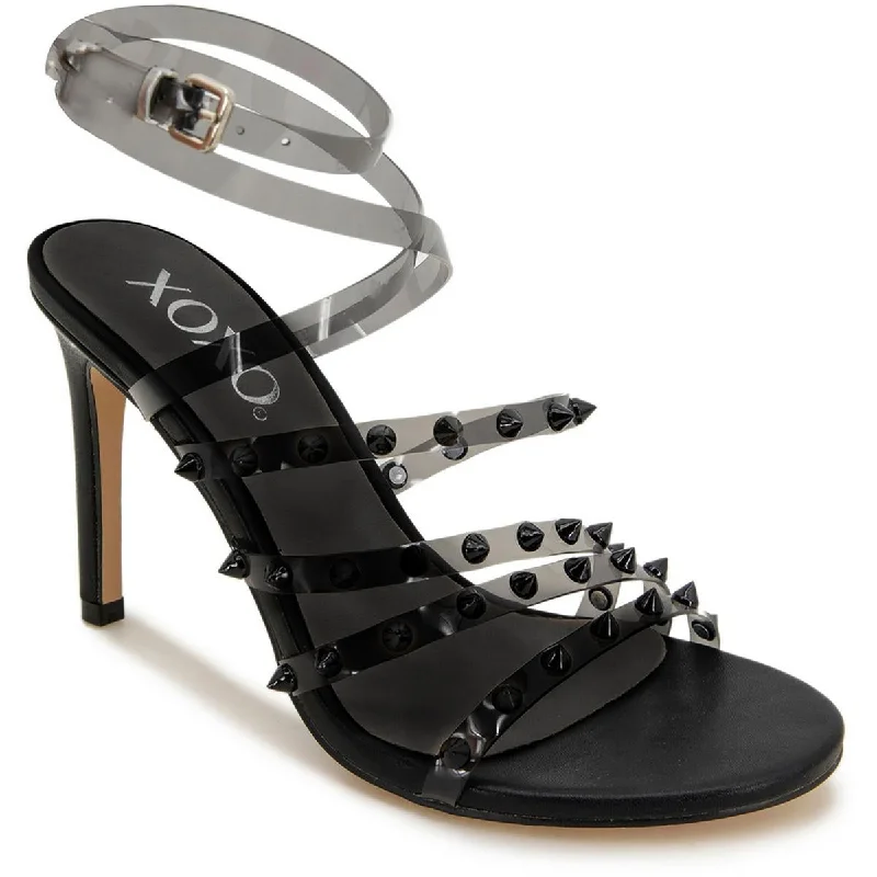 XOXO Womens Bunni Studded Stiletto Strappy Sandals