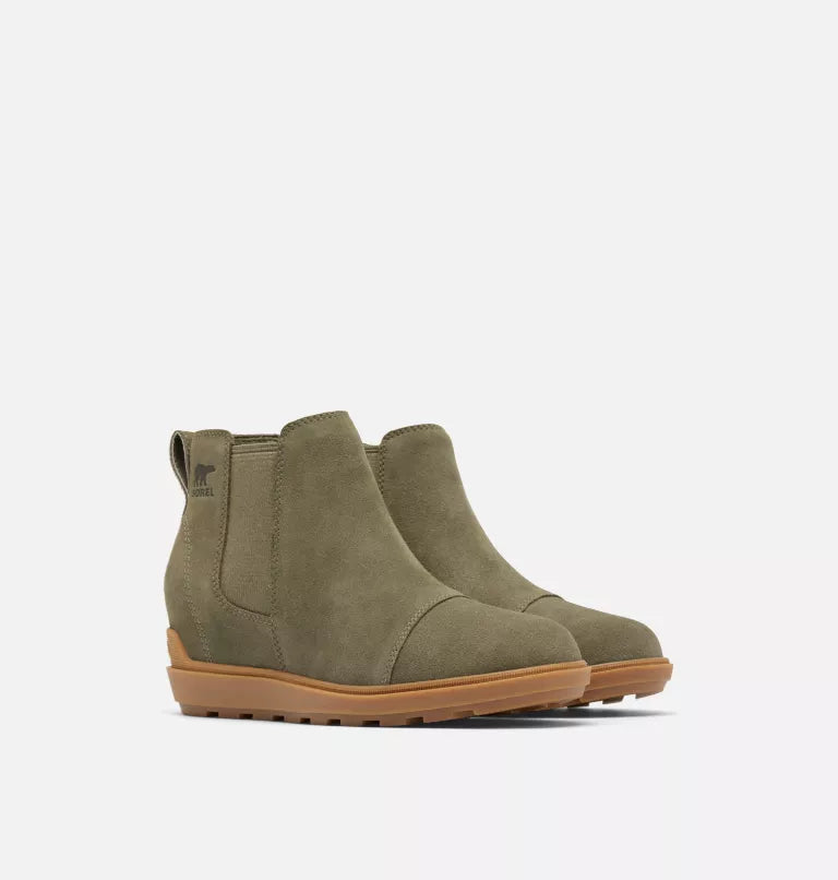 Sorel Evie II Chelsea Boot Stone Green Gum Women's