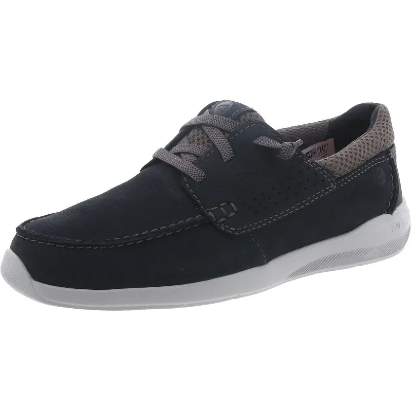 Clarks Mens Gorwin Moc Leather Slip On Casual And Fashion Sneakers